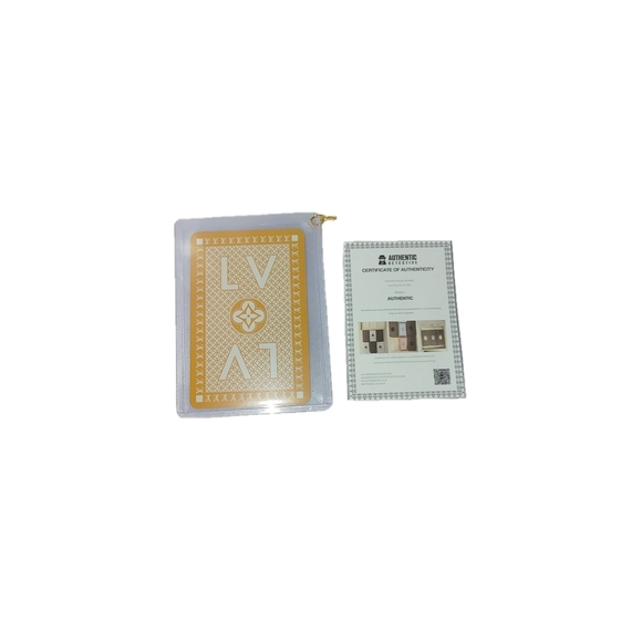 Louis Vuitton Authentic Playing Card on Keychain TWO of Diamonds w. COA - Picture 1 of 7